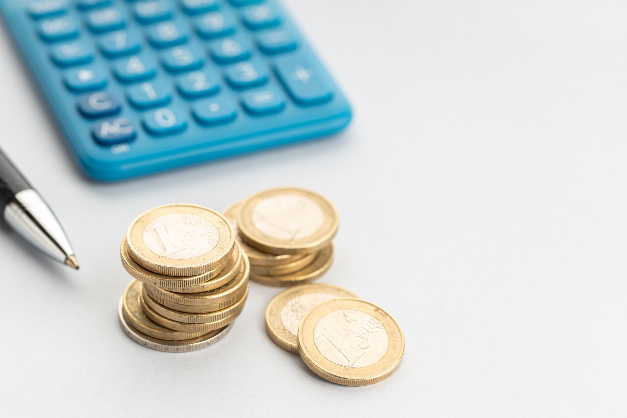 Tax, finance, economy, investment on Euro concept